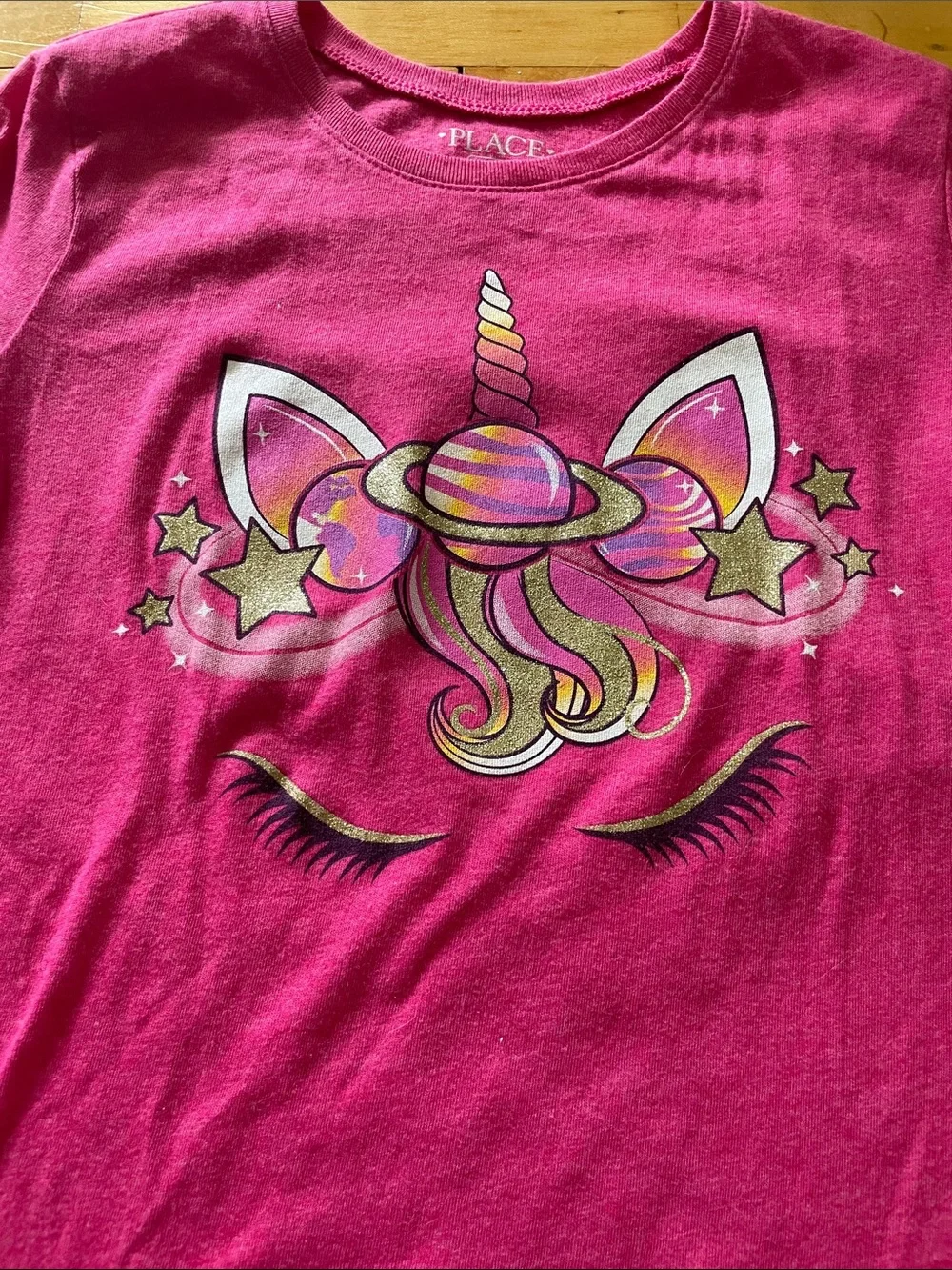 The Children’s Place Unicorn Tee, Size M (7/8)
